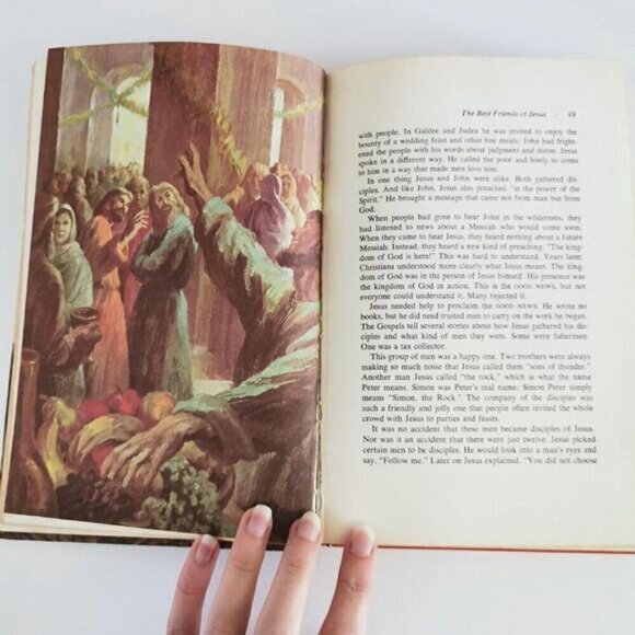 1964 The Gospel Story of Jesus Sunday School Book, Lutheran Church Series - Picture 7 of 10